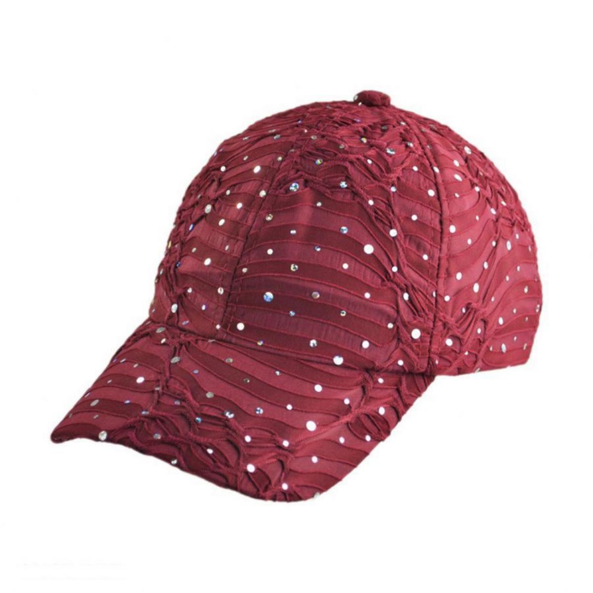 Something Special | Jewel Adjustable Baseball Cap | 222701 | lead | WINE