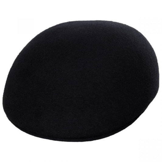 Bigalli | Wool Felt Ascot Cap | 161806 | lead | BLACK