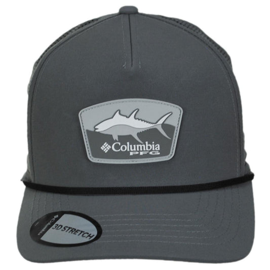 Columbia Sportswear | Tidal Pursuit 3D Stretch Snapback Baseball Cap | 400088 | front | CITY GREY
