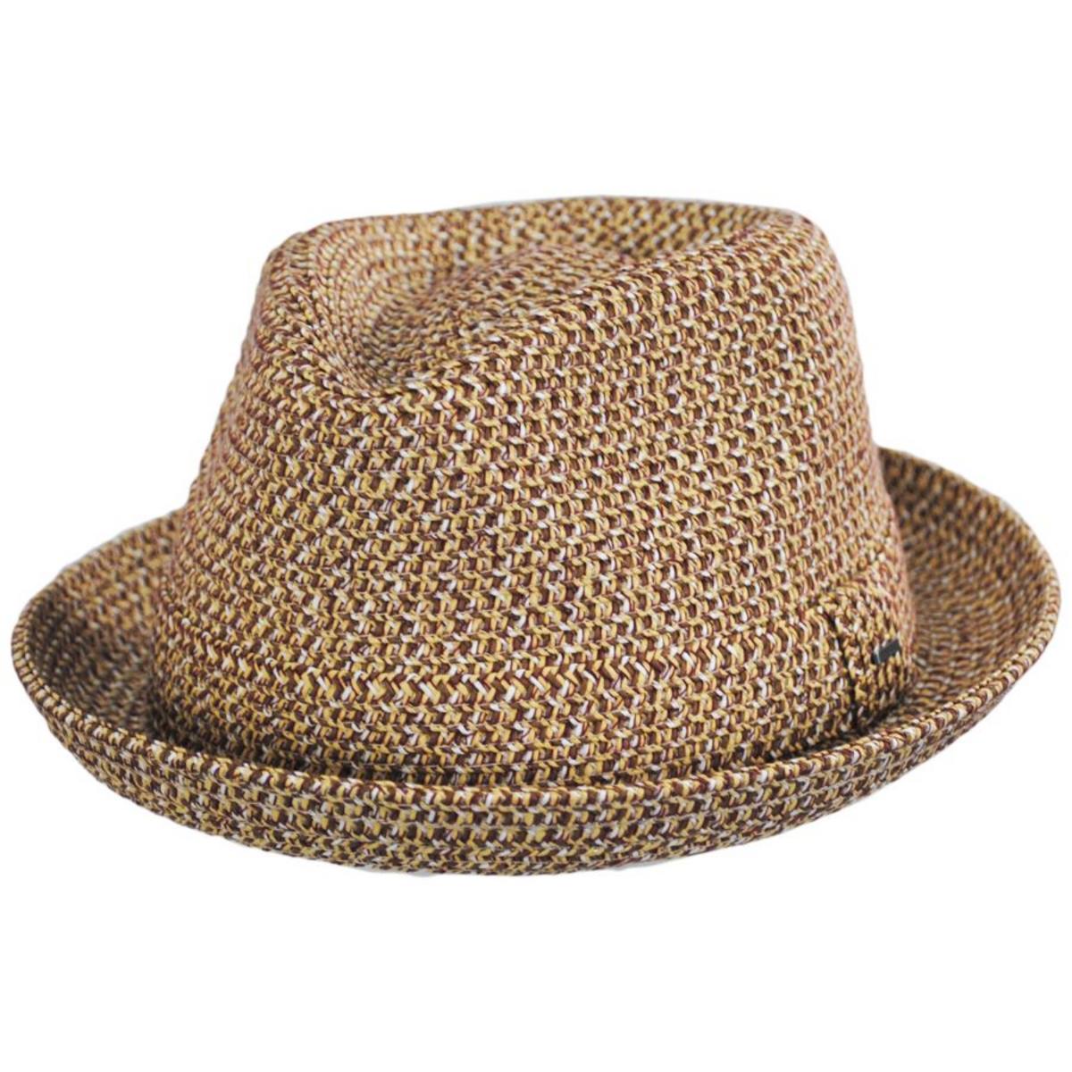 Bailey 1922 | Billy Braided Toyo Straw Fedora Hat | 127843A | lead | TAWNY