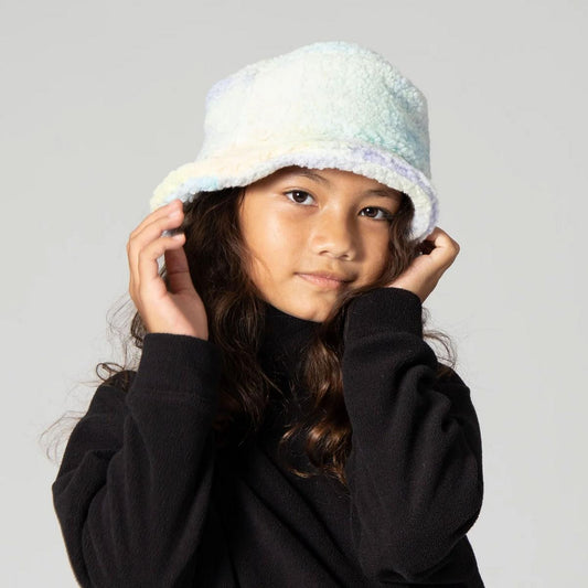 San Diego Hat Company | Kid's Tie-Dye Sherpa Bucket Hat | 508837 | lsmone | MULTI