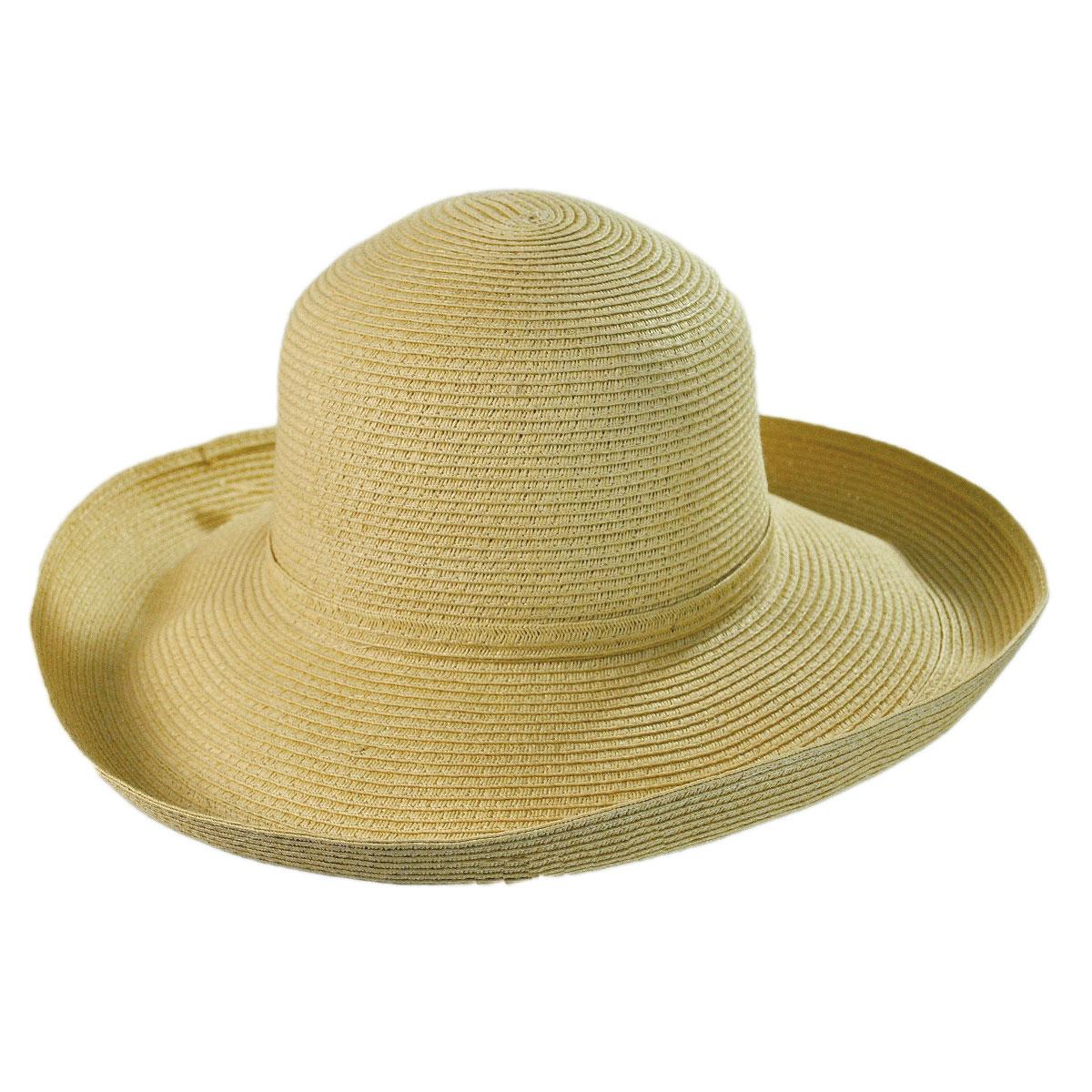 sur la tete | Wholesale Traveler Toyo Straw Sun Hat B2B Pre-Pack | B2B104200 | front | NATURAL