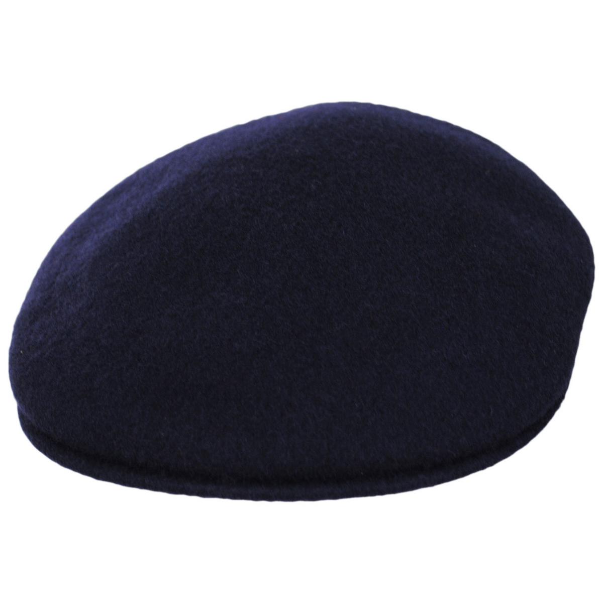 Kangol | Wool 504 Ivy Cap | 160800 | lead | DARK BLUE