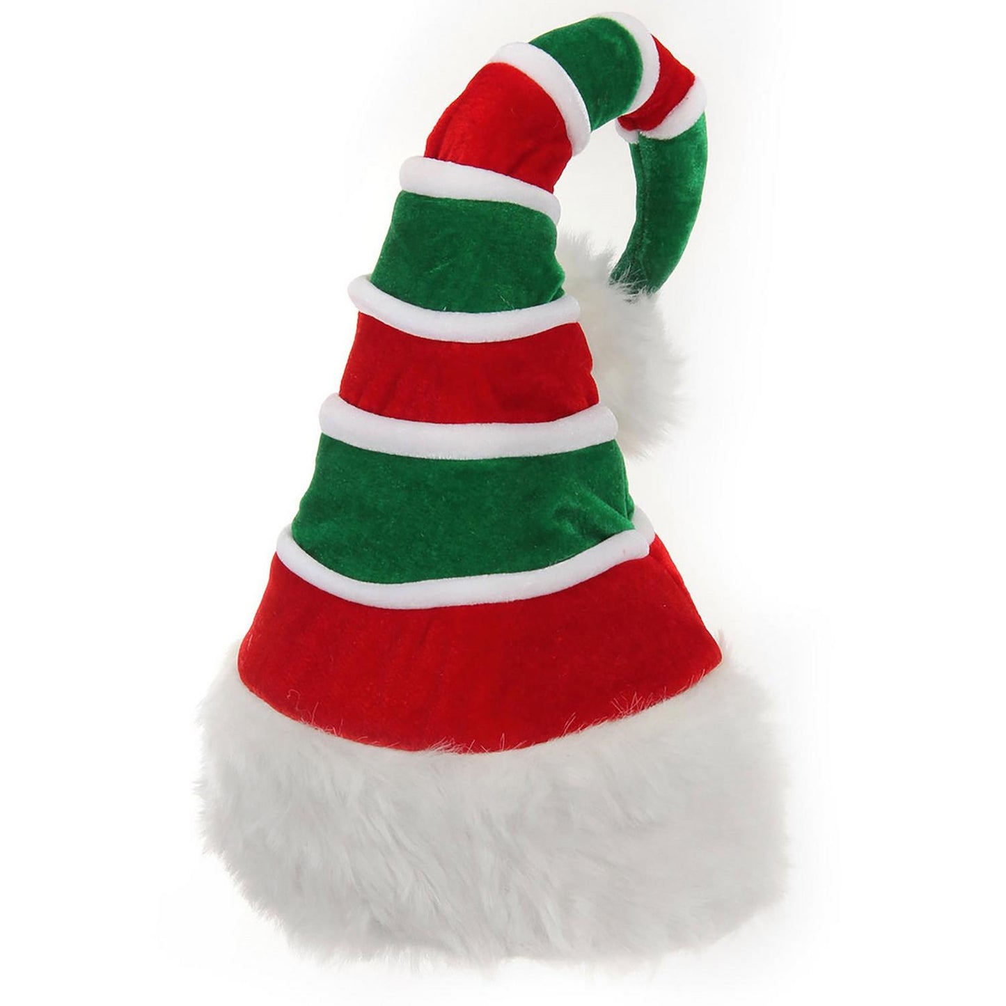 Elope | Striped Santa Hat | 190486 | under | RED/GREEN