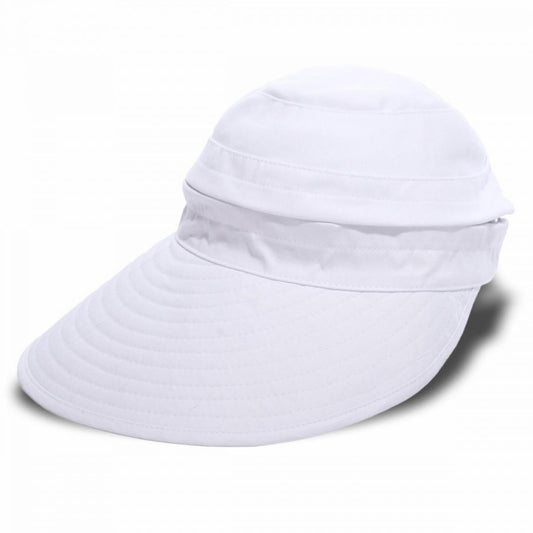 Physician Endorsed | Naples Convertible Facesaver Visor | 197501 | lead | WHITE