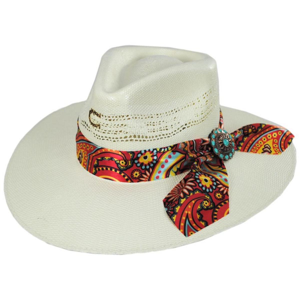 Charlie 1 Horse | Chisos Shantung Straw Fedora Hat | 101668 | lead | NATURAL