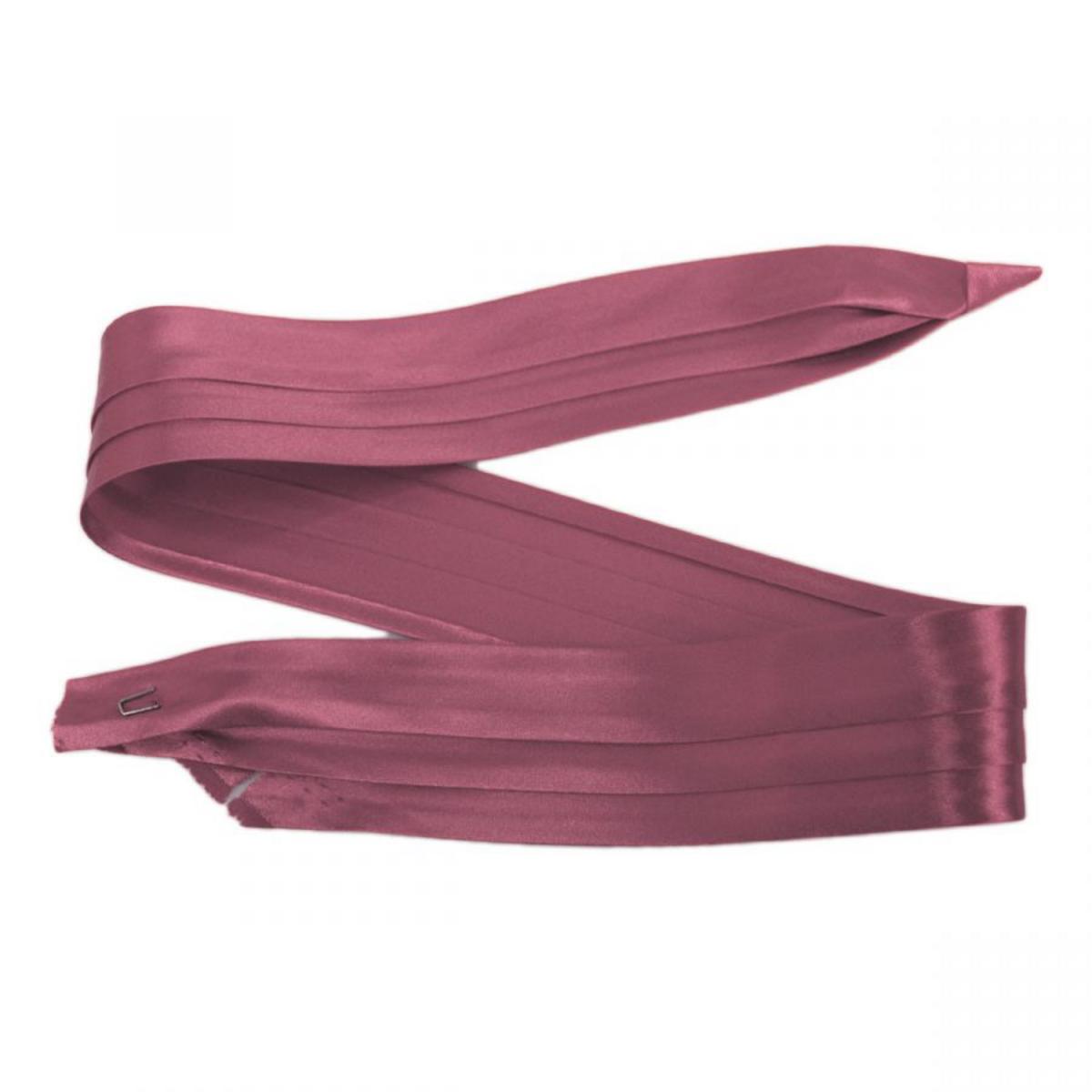 Capas Headwear | 3-Pleat Satin Puggaree Hat Band | 602013 | lead | ROSE