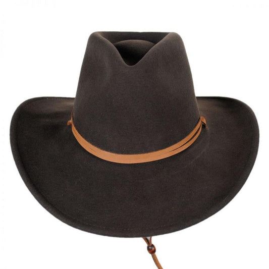 Bailey Western | Joe Eder Crushable Wool LiteFelt Earflap Western Hat | 130142 | front | SERPENT