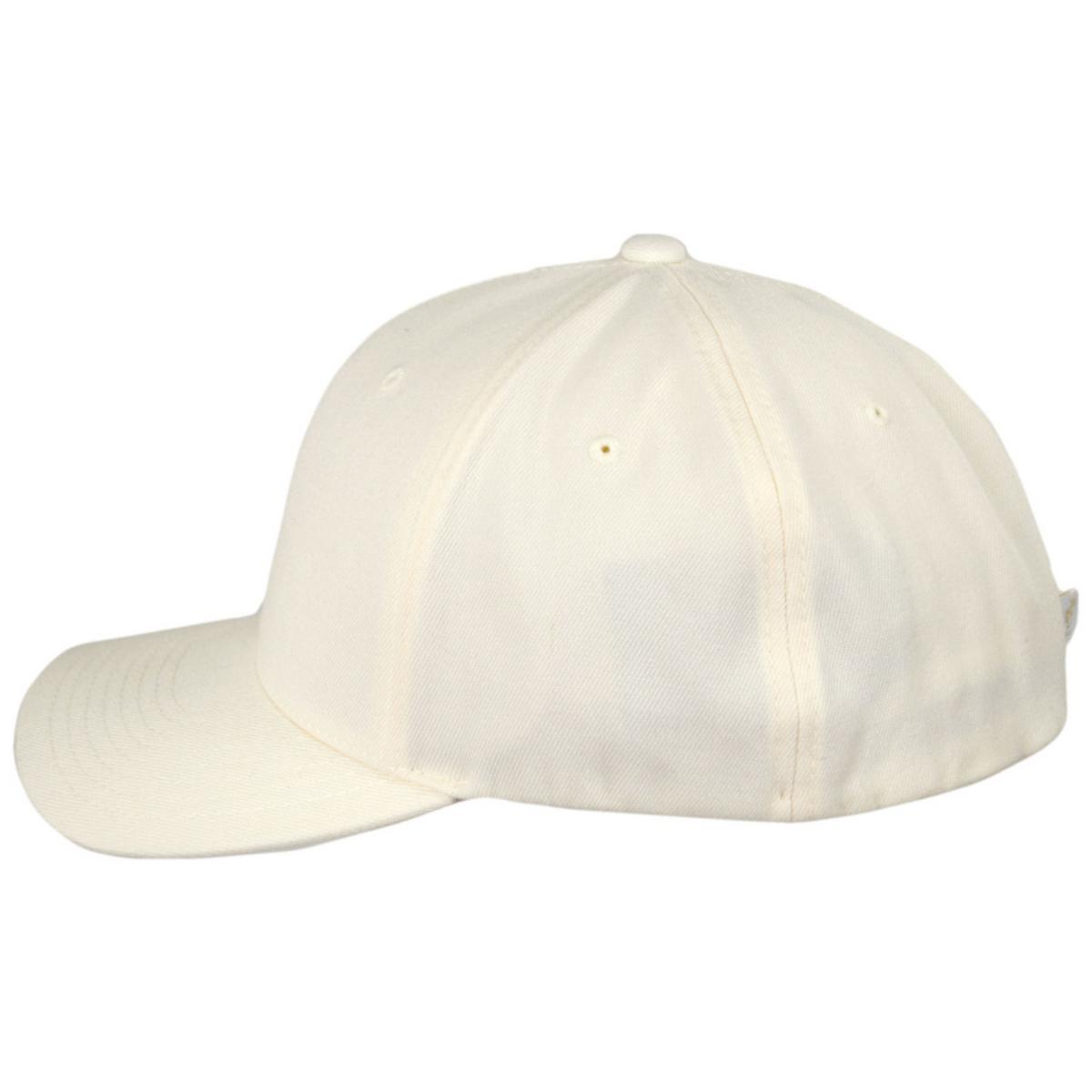 Kangol | Logo Wool Flexfit Fitted Baseball Cap | 201104 | profile | WHITE