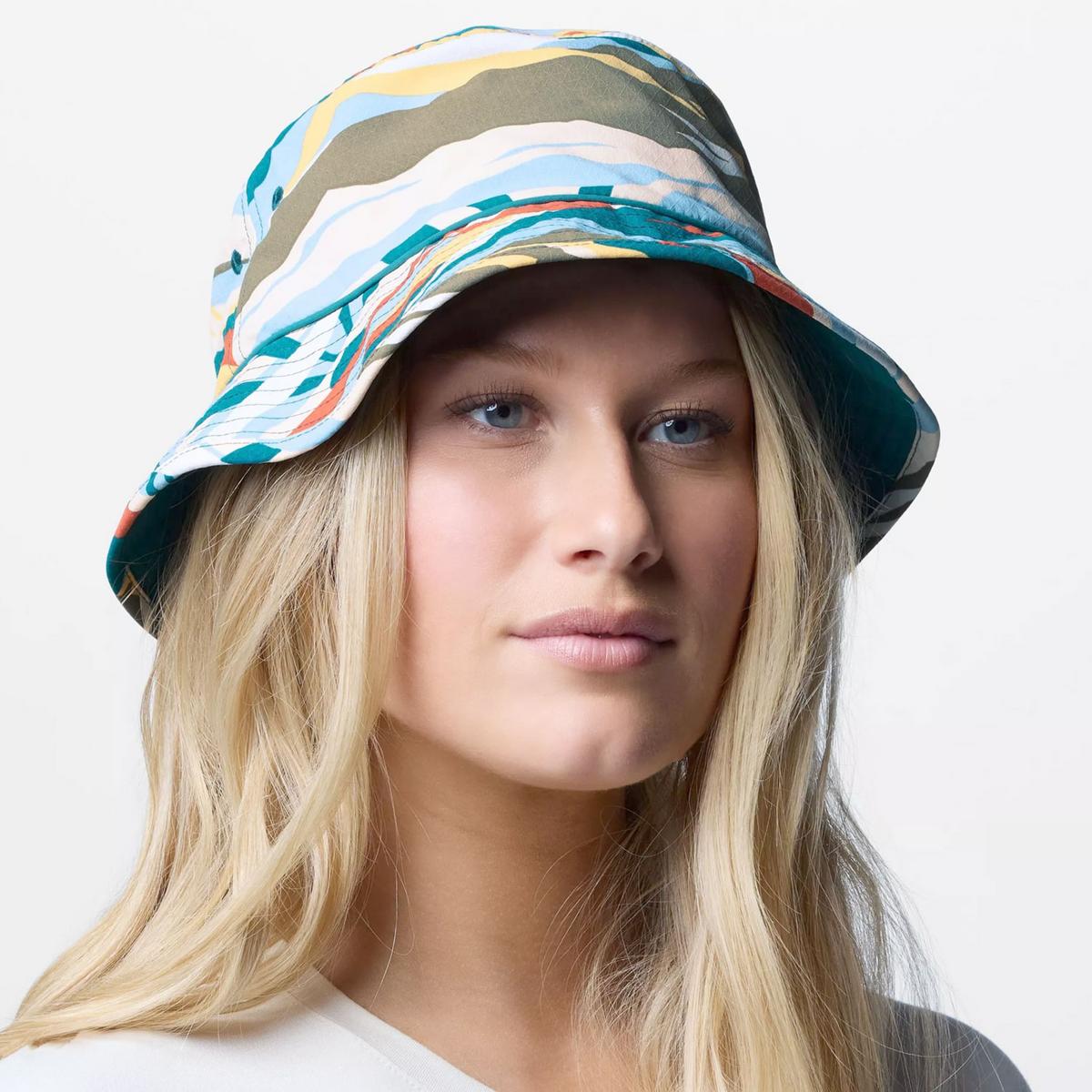 Columbia Sportswear | Pine Mountain II Printed Bucket Hat | 400091 | lsfone | CHALK ROGUE VALLEY
