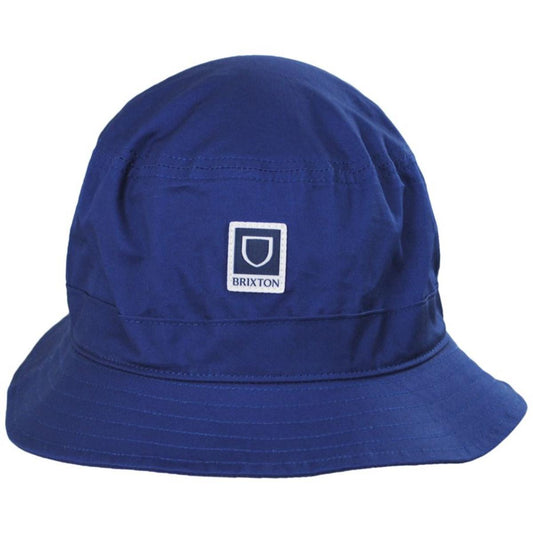 BRIXTON HATS | Beta Cotton Packable Bucket Hat | 185525A | front | PACIFIC BLUE