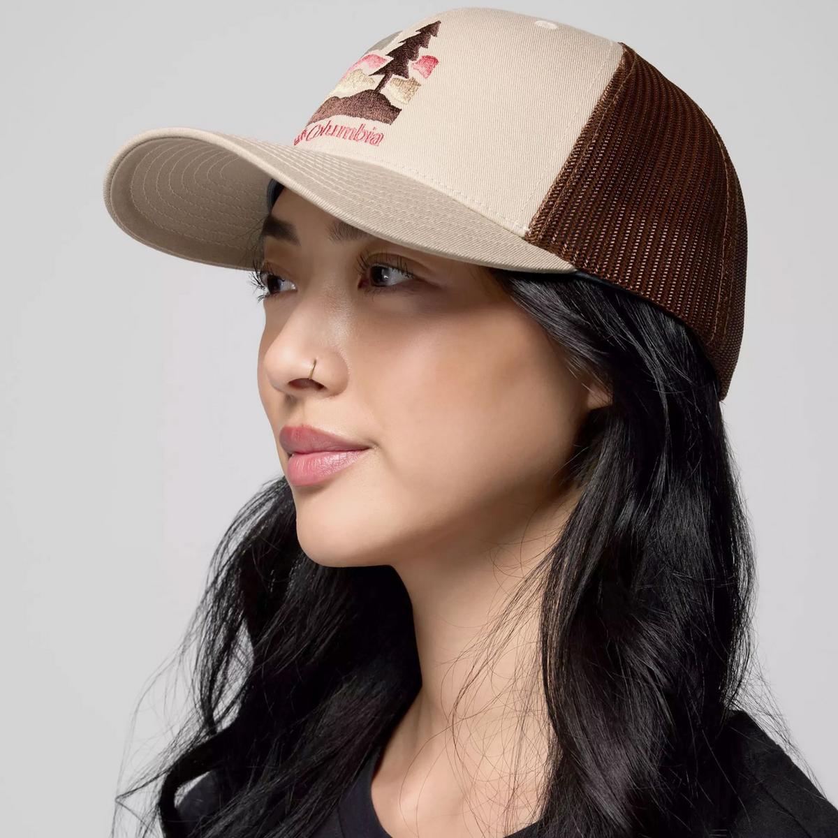 Columbia Sportswear | Get Hiked Mesh Snapback Baseball Cap | 400146 | lsfone | ANCIENT FOSSIL