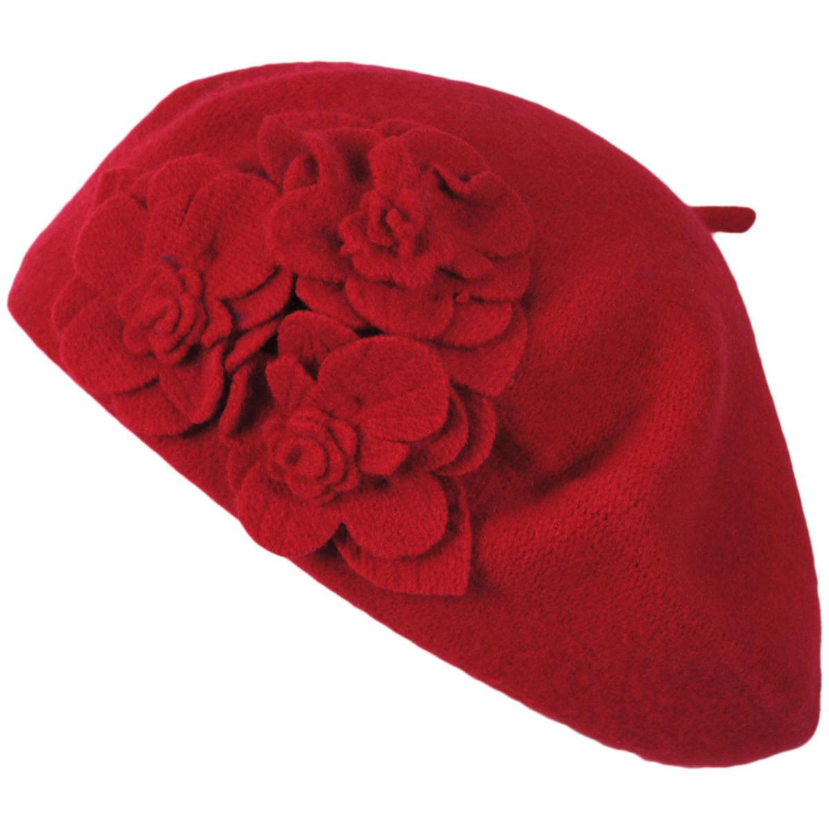 San Diego Hat Company | Fleur Wool Beret