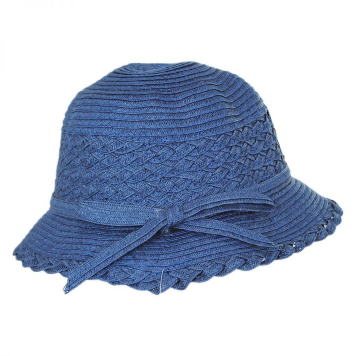 Jeanne Simmons | Kid's Toyo Braid Cloche Hat | 505610 | profile | BLUE