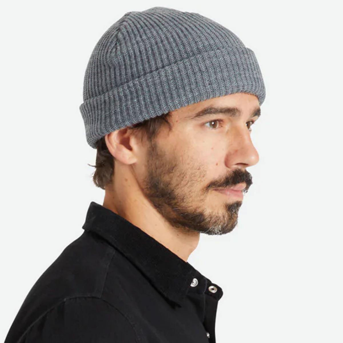 BRIXTON HATS | Heist Knit Beanie Hat | 502706 | lsmone | HEATHER GREY