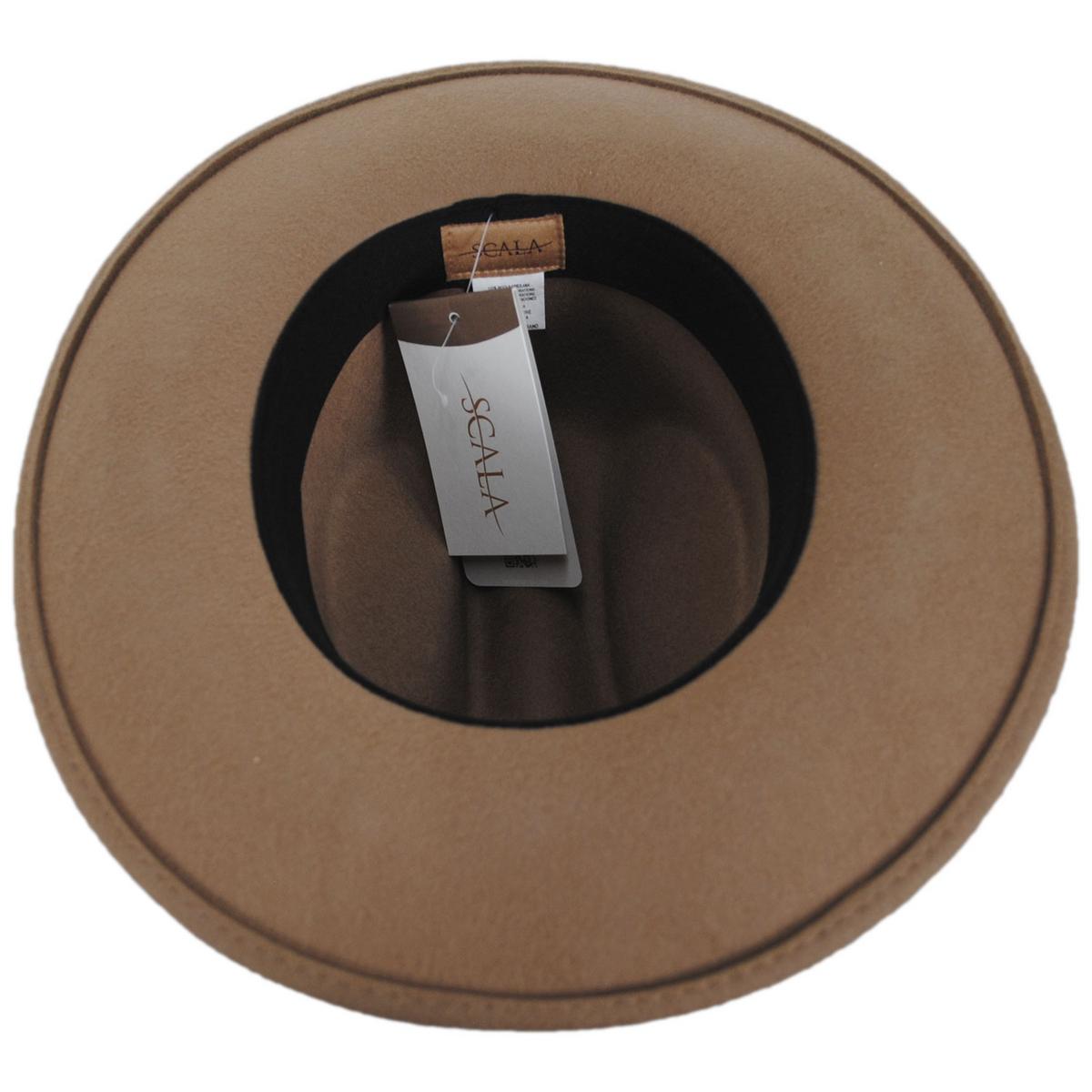 Scala | Adan Wool Felt Western Hat | 130440 | under | PUTTY
