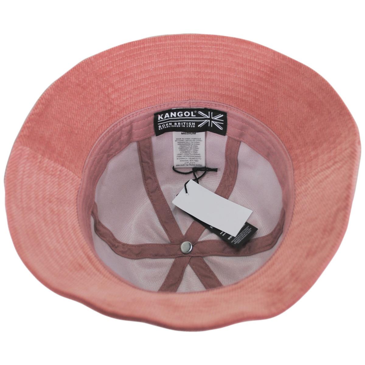 Kangol | Cord Casual Bucket Hat - Blush | 185793FW23 | under | BLUSH
