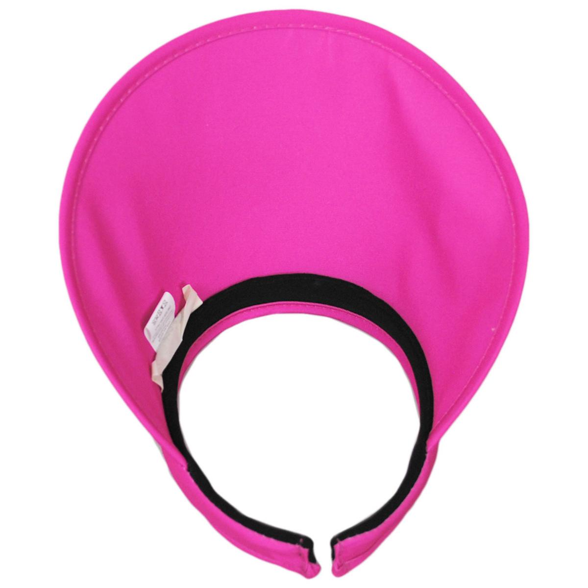 Cappelli | Maren Polyester Clip-On Visor | 195082 | under | FUCHSIA