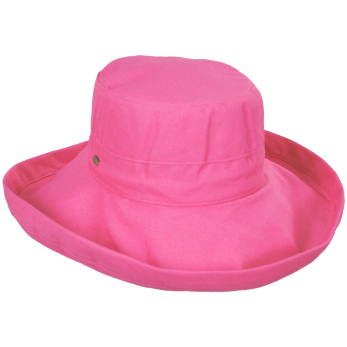 Scala | Lanikai Cotton Sun Hat | 106374 | lead | C ROSE