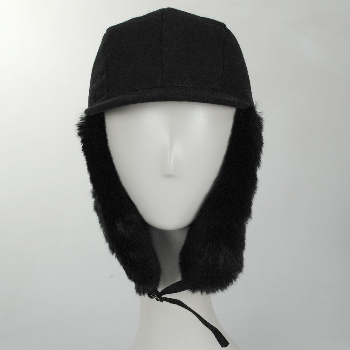 Kangol | Wool Blend Aviator Hat | 201134 | front | BLACK