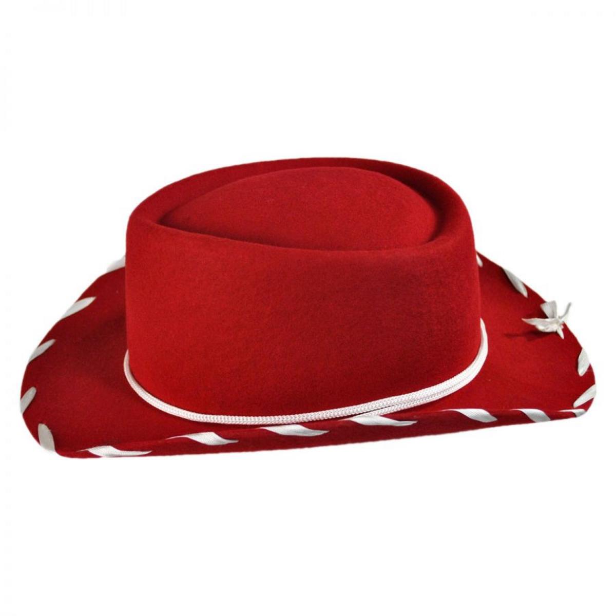 Jaxon Hats | Kid's Classic Wool Felt Cowboy Hat | 507000 | profile | RED