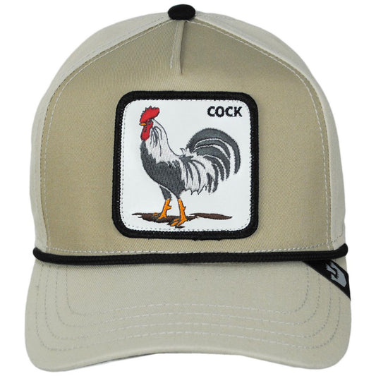 Goorin Bros | Rooster 100 Trucker Snapback Baseball Cap - FINAL SALE | 200644 | front | CREAM