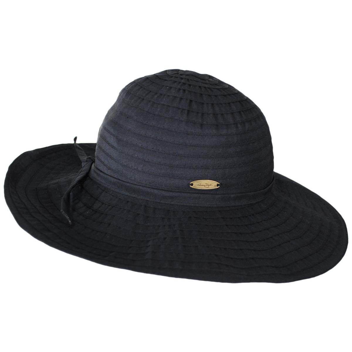Panama Jack | Danio Ribbon Swinger Sun Hat | 110400 | profile | BLACK