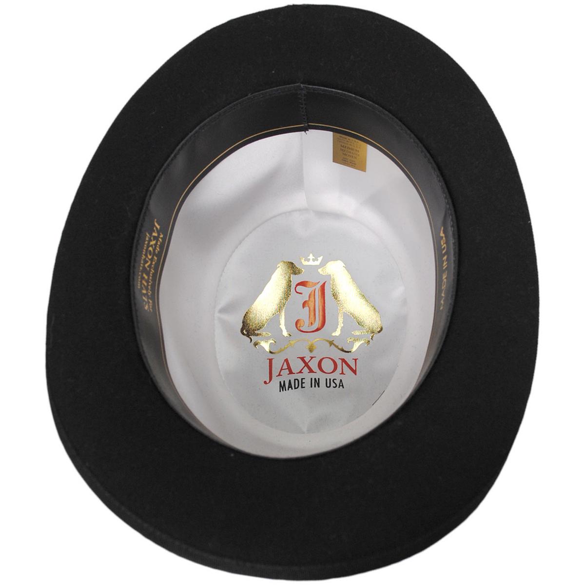 Jaxon Hats | Wholesale Made in the USA - Classics Wool Felt Bowler Hat B2B Pre-Pack | B2B131302 | under | BLACK