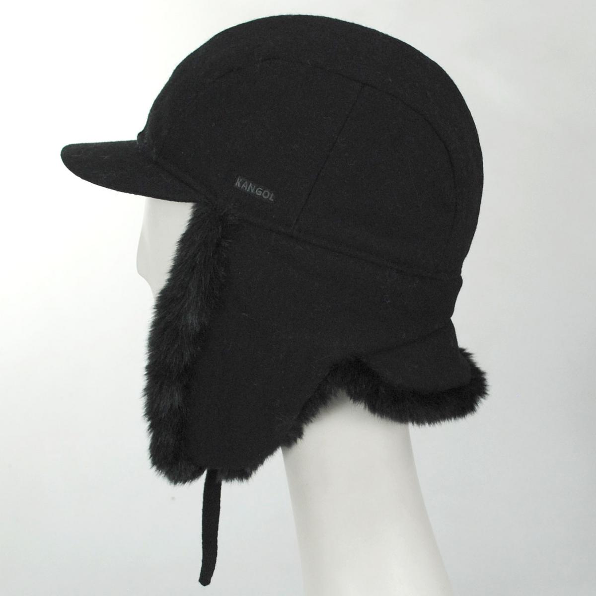 Kangol | Wool Blend Aviator Hat | 201134 | profile | BLACK