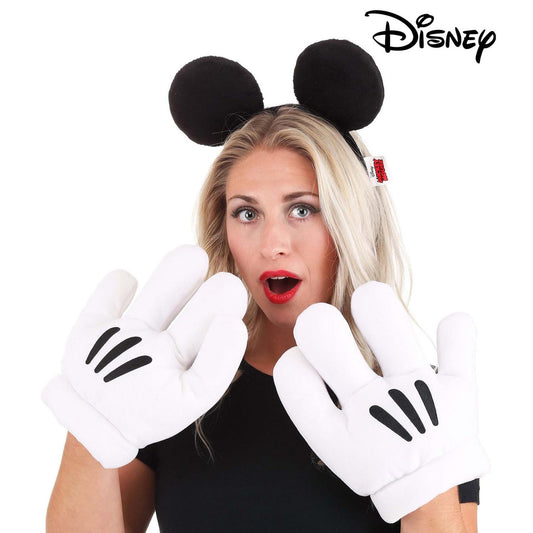 Disney | Mickey Mouse Headband & Gloves Kit | 190208 | lsmone | BLACK/WHITE