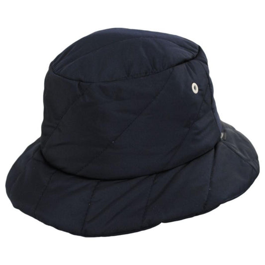 Tilley Endurables | Abbott Thindown Quilted Bucket Hat | 400845 | lead | NAVY