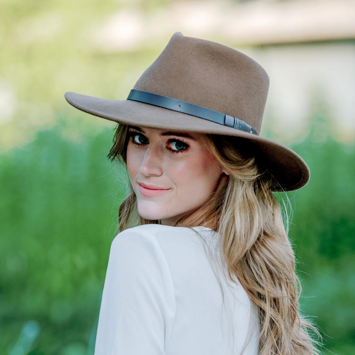 Bigalli | Australian Wool Felt Outback Hat | 131419 | lsfone | KHAKI