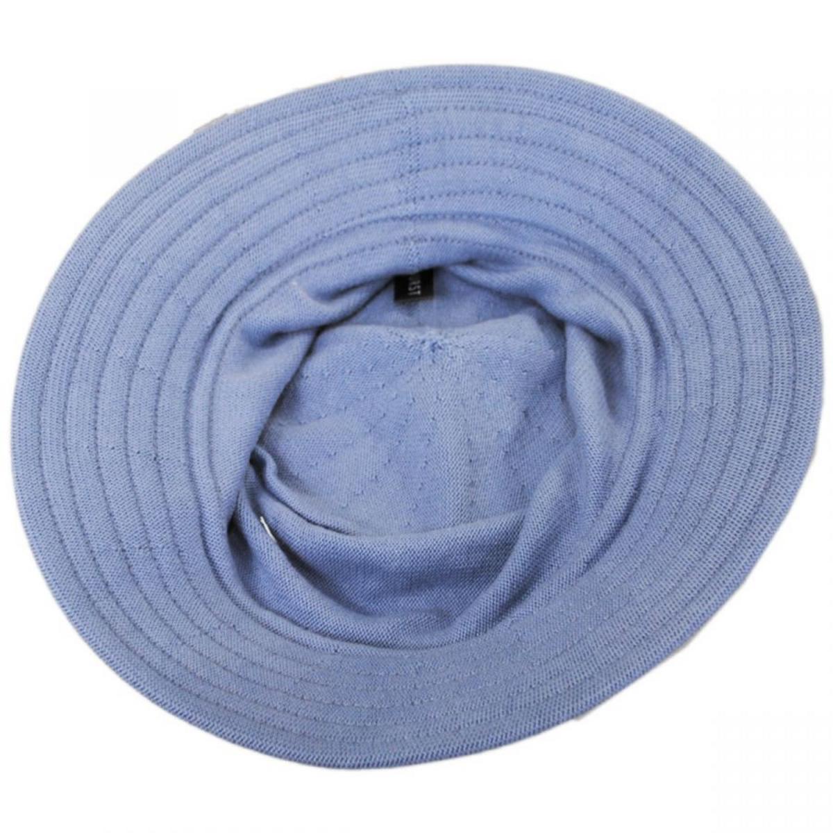 Parkhurst | Beach Cotton Knit Bucket Hat | 187151 | under | DENIM