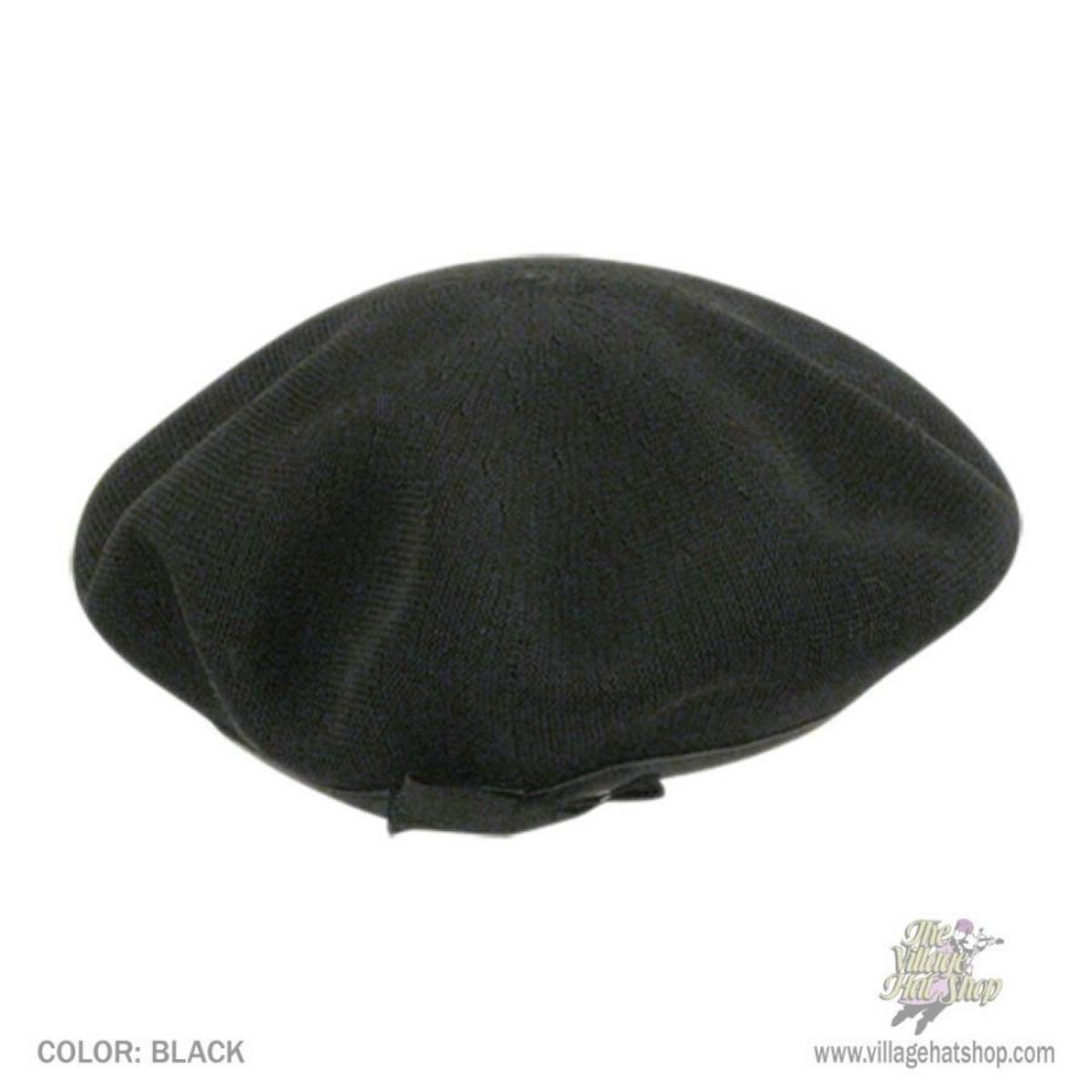 Kangol | Monty Tropic Military Beret | 150901 | front | BLACK