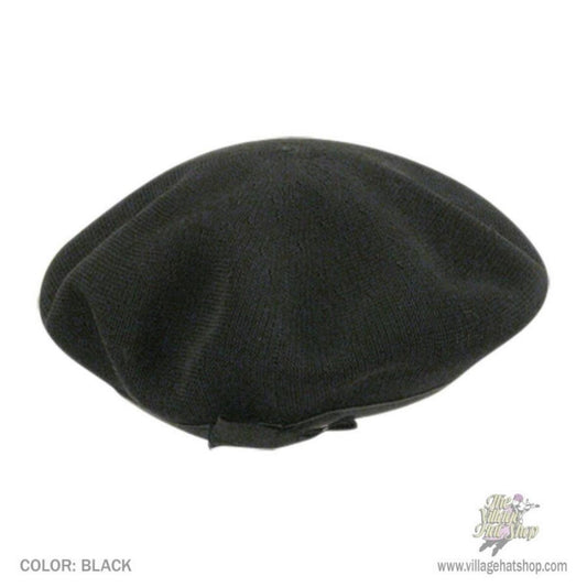 Kangol | Monty Tropic Military Beret | 150901 | front | BLACK