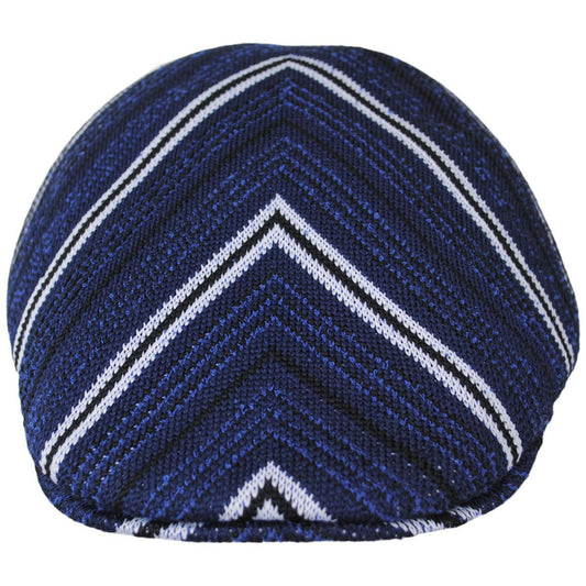 Kangol | Diagonal Stripes 507 Ivy Cap | 161024 | front | NAVY