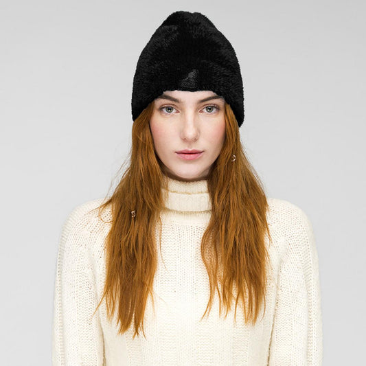 Kangol | Faux Fur Beanie Hat | 500437 | lsfone | BLACK