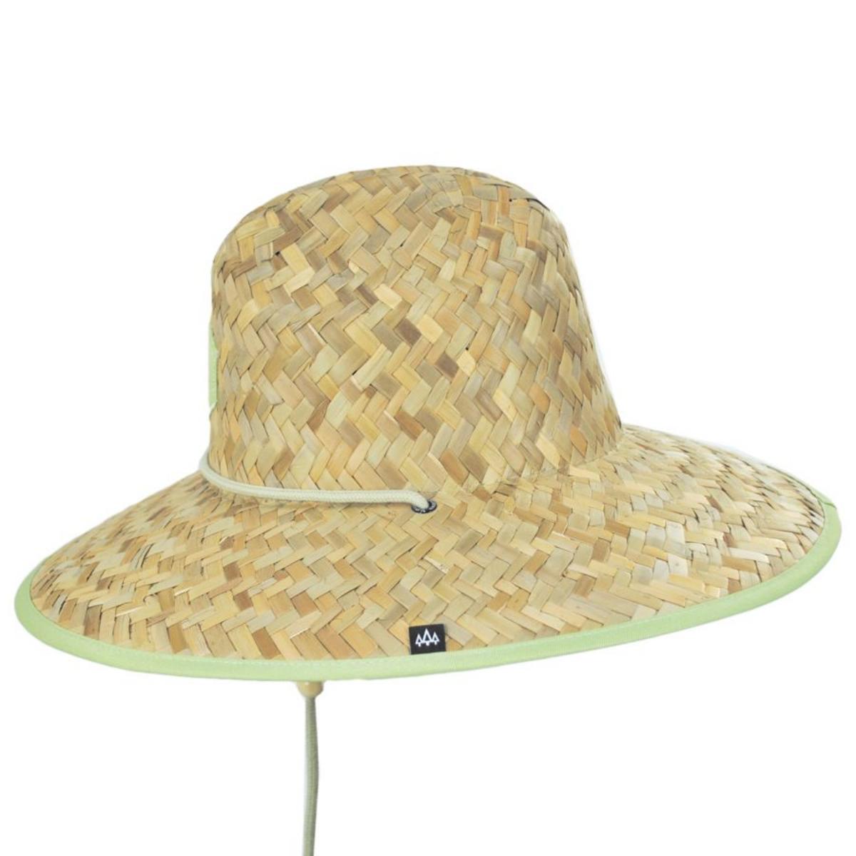 Hemlock Hat Co. | Pistachio Straw Lifeguard Hat | 129581 | profile | TAN