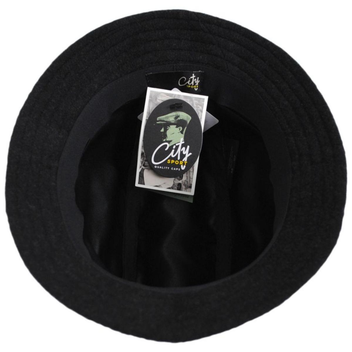 City Sport Caps | Teflon Shield+ Melange Wool Walking Rain Hat | 148114 | under | CHARCOAL