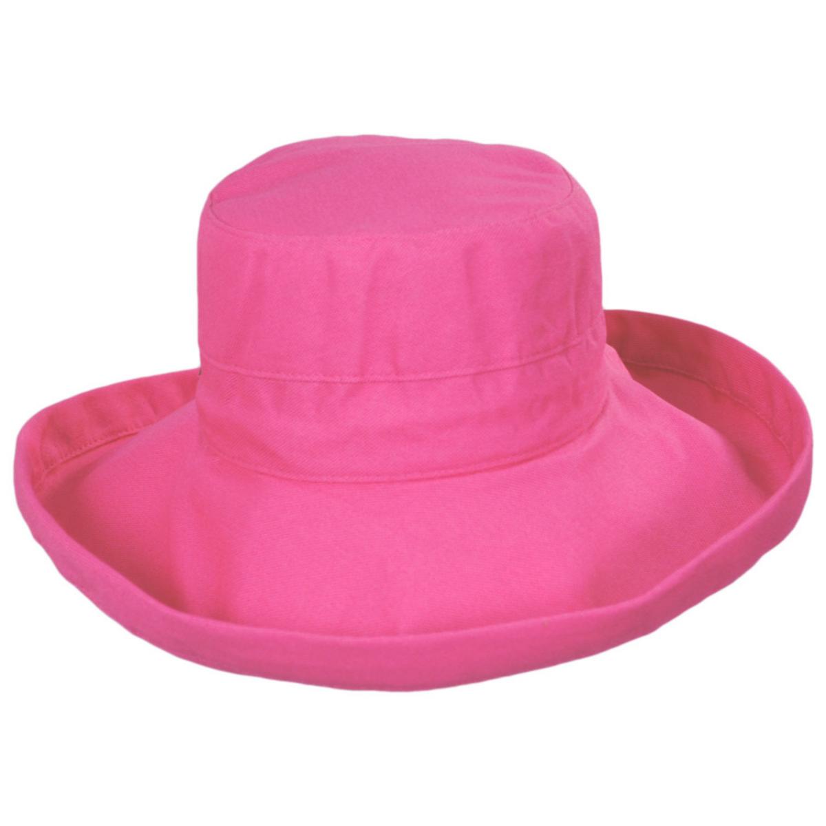 Scala | Lanikai Cotton Sun Hat | 106374 | front | C ROSE