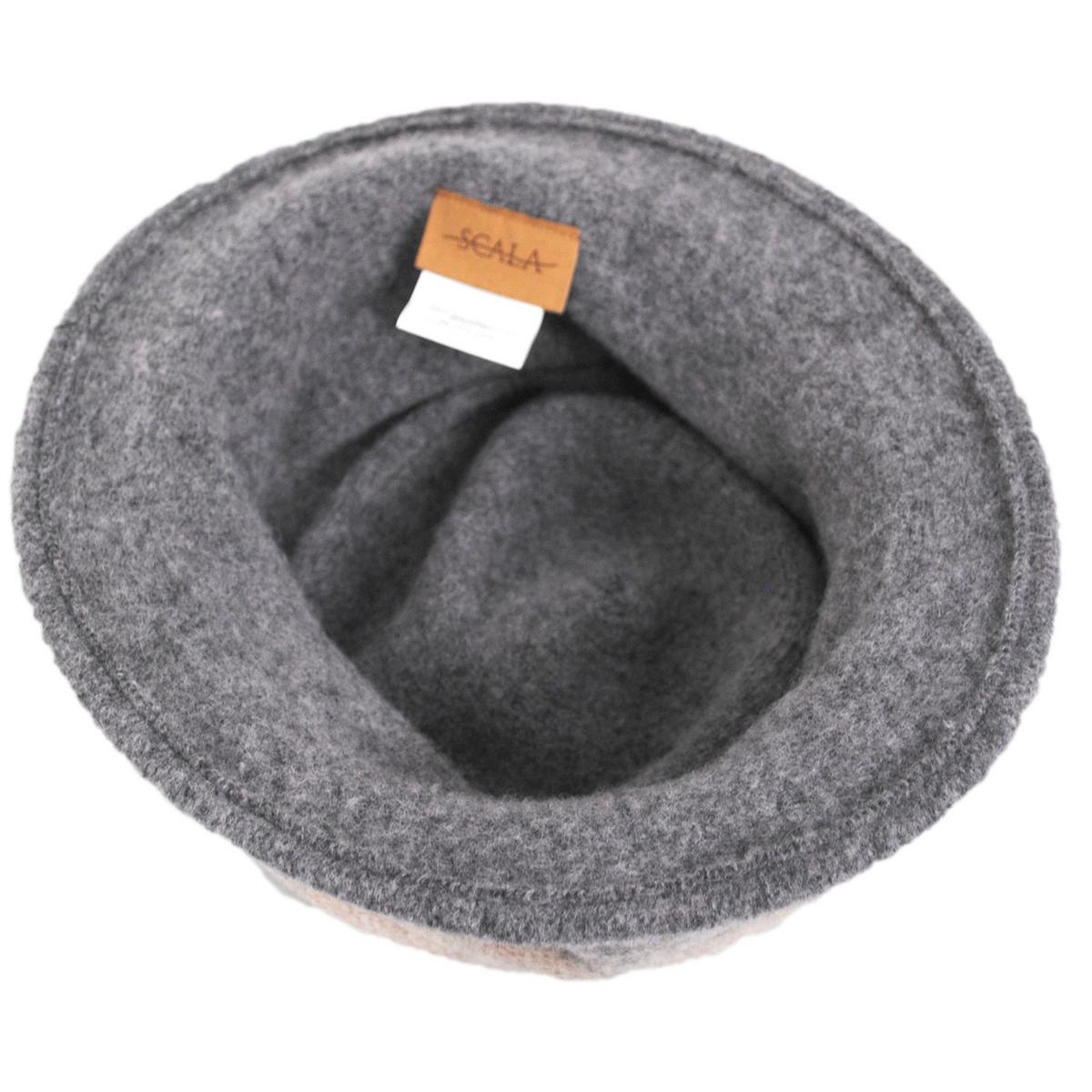 Scala | Mysaria Boiled Wool Cloche Hat | 106421 | under | GREY