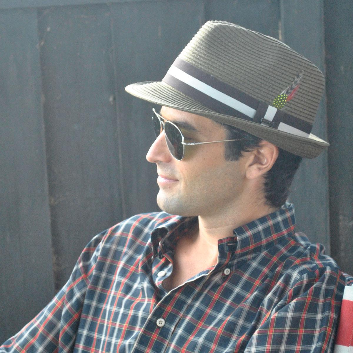 Jaxon Hats | Wholesale Ridley Toyo Straw Trilby Fedora Hat B2B Pre-Pack | B2B129000 | lsmone | OLIVE GREEN