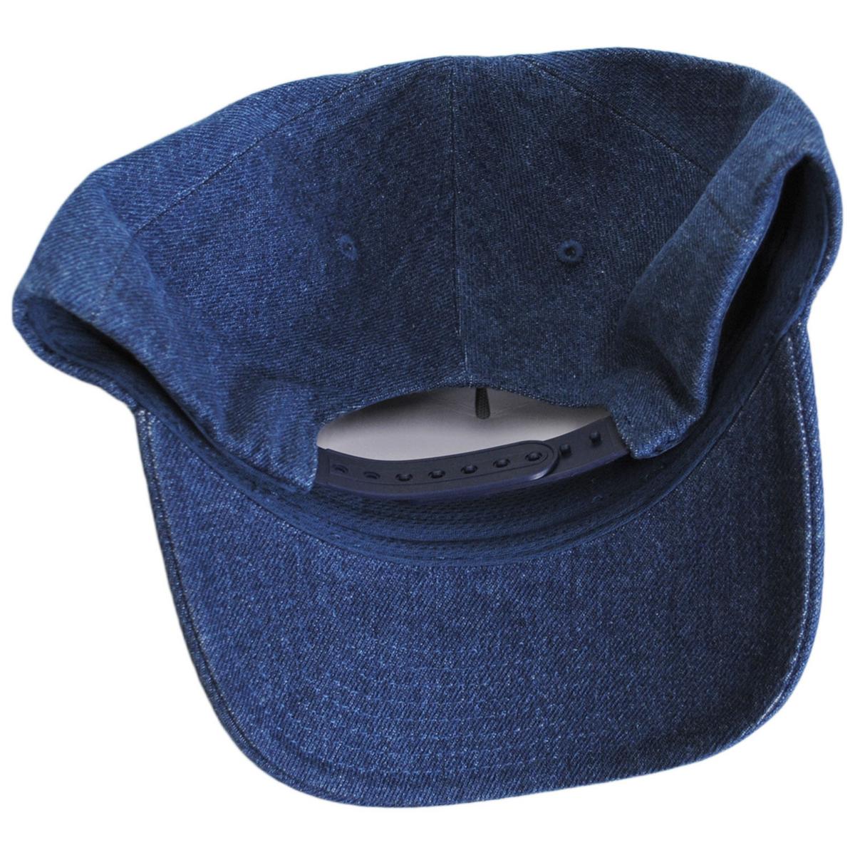 BRIXTON HATS | Linwood NetPlus MP Snapback Baseball Cap | 201802SS24 | under | DENIM RINSE