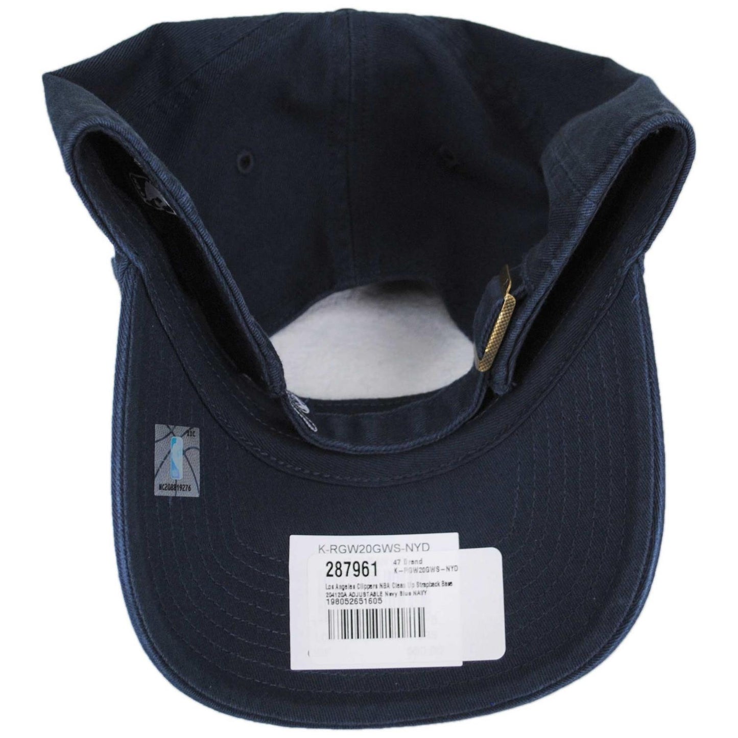 47 Brand | Los Angeles Clippers NBA Clean Up Strapback Baseball Cap Dad Hat II | 204120A | under | NAVY
