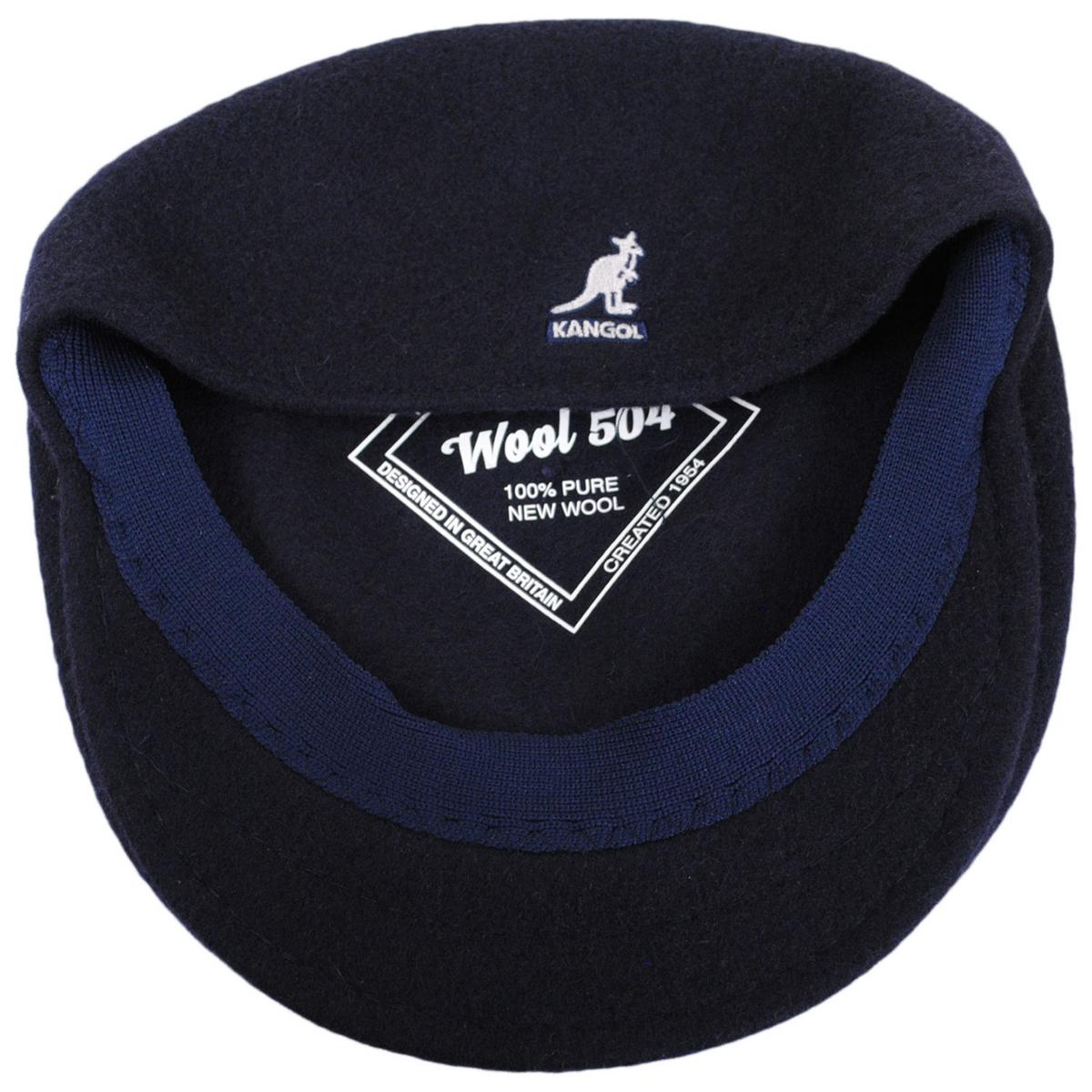Kangol | Wool 504 Ivy Cap | 160800 | under | DARK BLUE