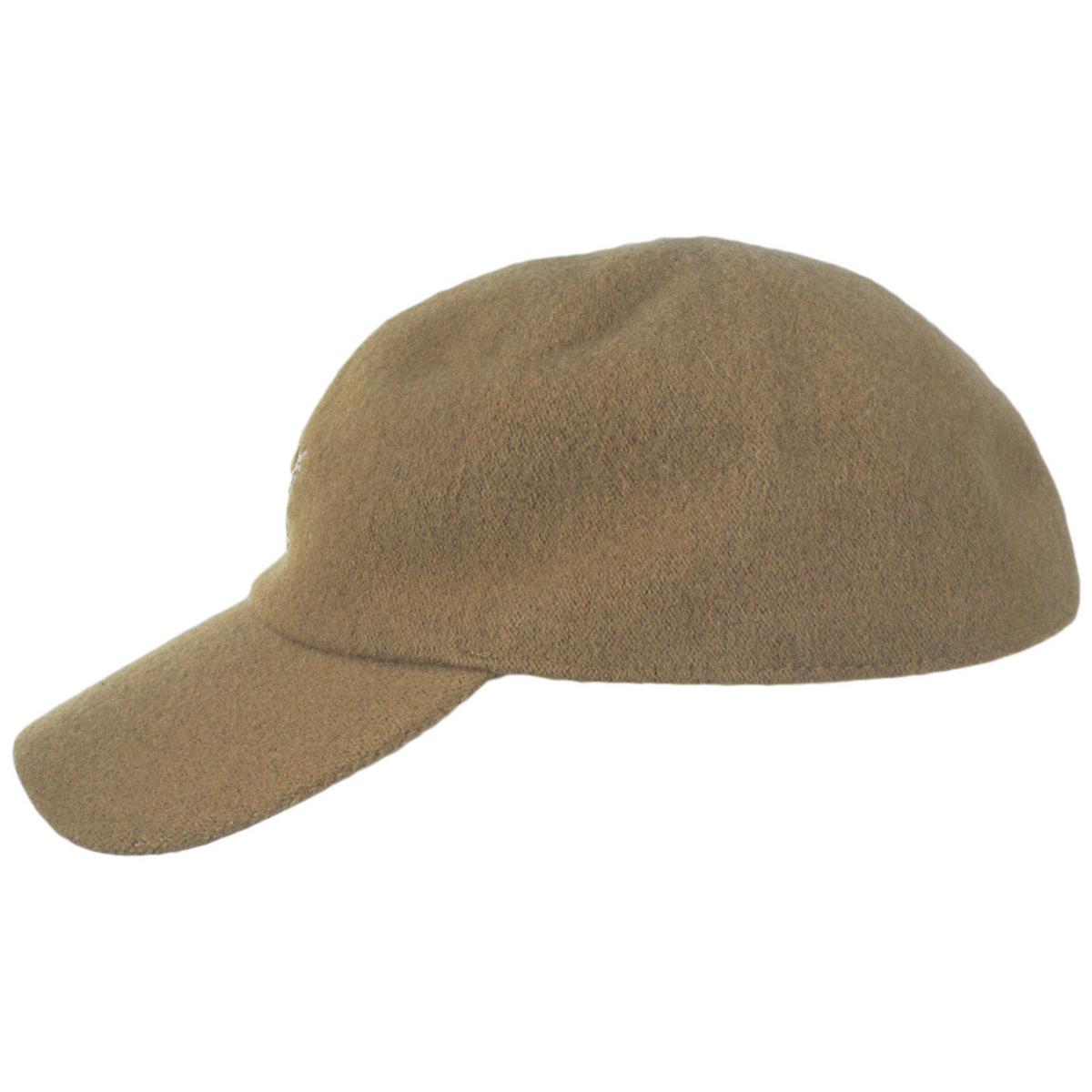 Kangol | Wool Spacecap Fitted Baseball Cap | 201106 | profile | CAMEL