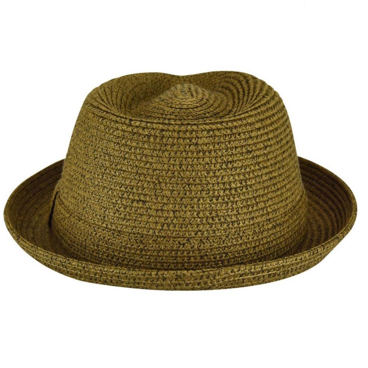 Bailey 1922 | Billy Braided Toyo Straw Fedora Hat | 127843A | profile | COCONUT
