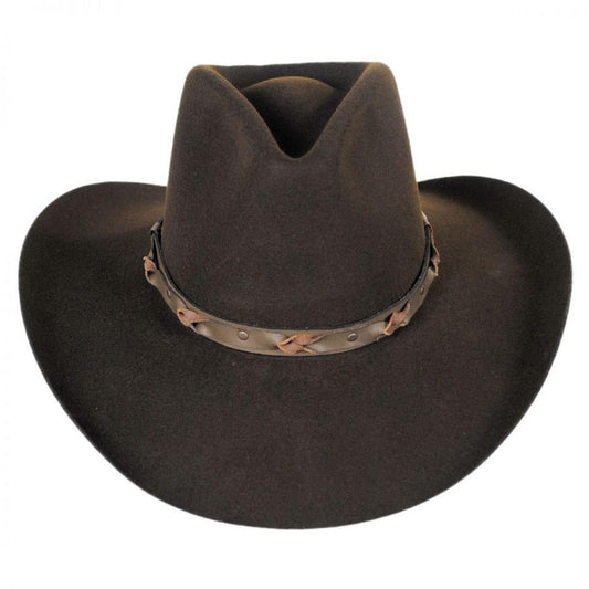 Bailey Western | Navarro Wool Felt Western Hat | 130130 | front | SUDAN
