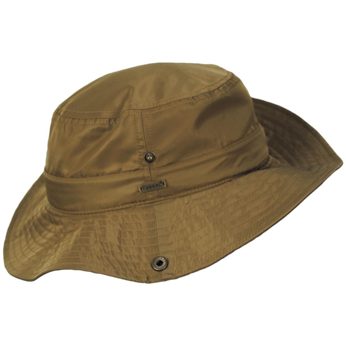 Kangol | Flux Gorpcore Nylon Bucket Hat | 185829 | profile | KHAKI