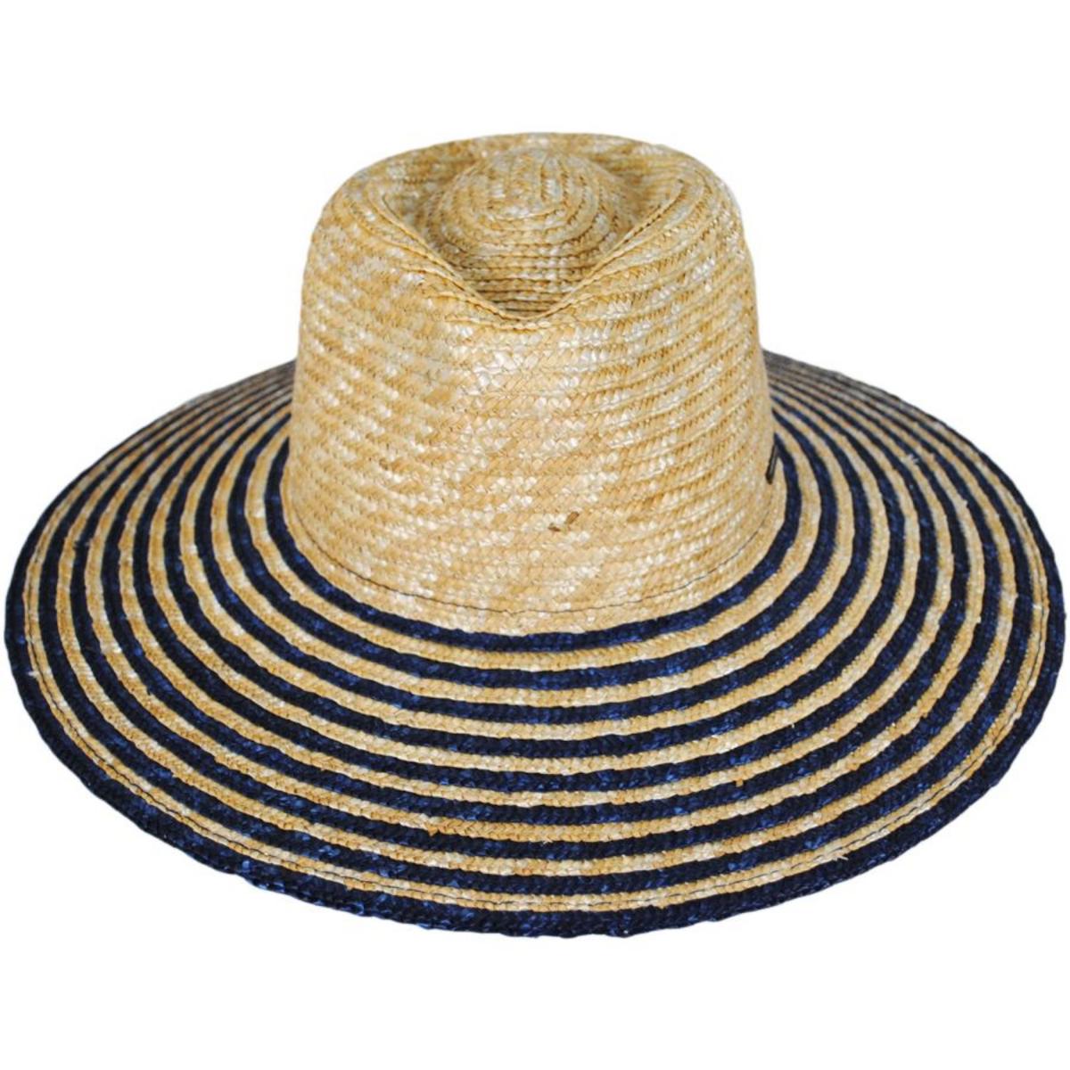 Joanna Festival Wheat Straw Fedora Hat